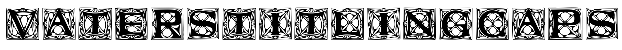 VatersTitlingCaps Font Image