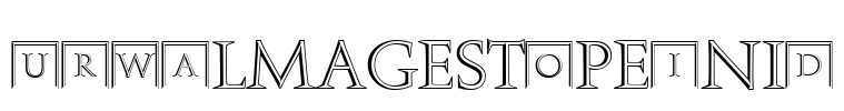 URWAlmagestOpeIniD Font Image