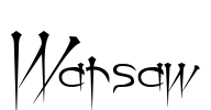 Warsaw Font Image