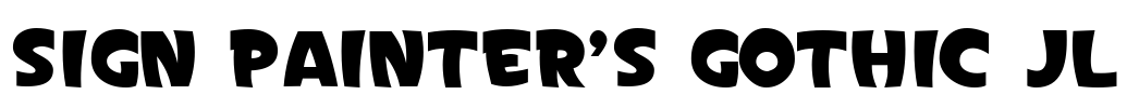 Sign Painter's Gothic JL