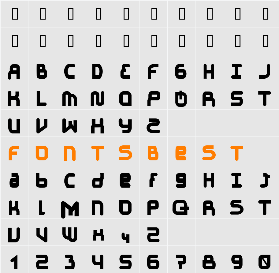 el Jay mixmix Character Map