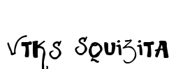 Vtks Squizita Font Image