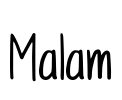 Malam Font Image