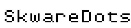 SkwareDots Font Image