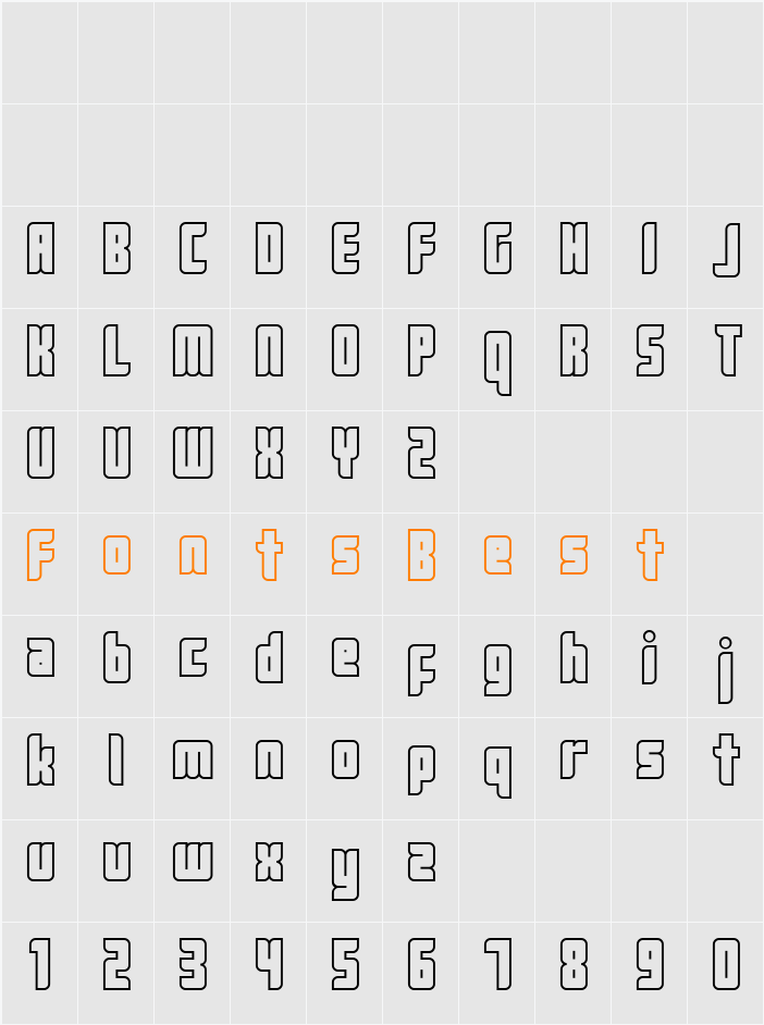Push2 Character Map