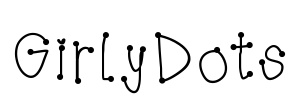 GirlyDots Font Image