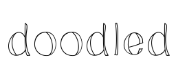 doodled