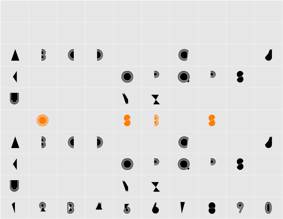 Rimsar Character Map