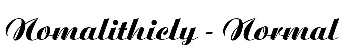 Nomalithicly - Normal