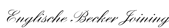 Englische Becker Joining