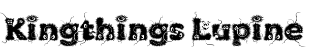 Kingthings Lupine Font Image