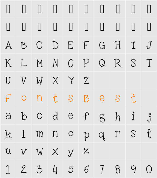 Little Miss Kara Character Map