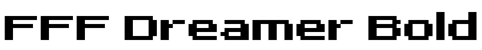 FFF Dreamer Bold Font Image