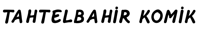 Tahtelbahir komik Font Image