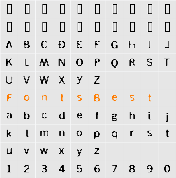 bifidus Character Map