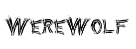 WereWolf Font Image