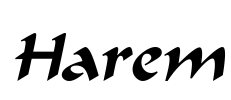 Harem Font Image