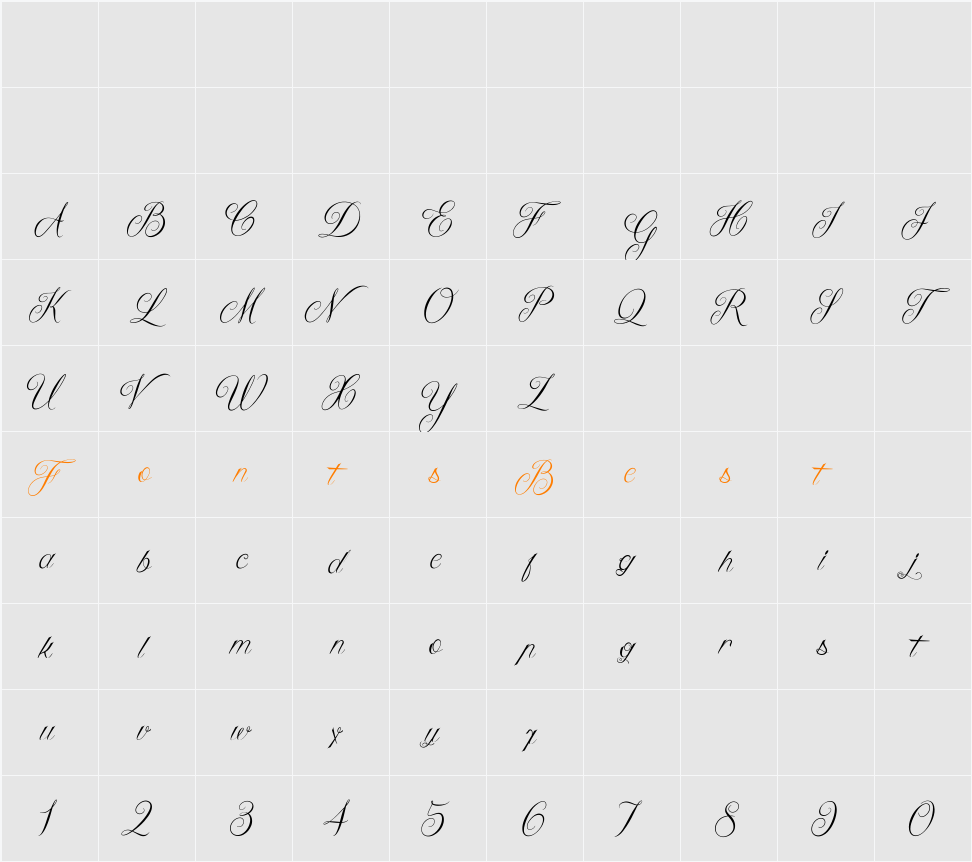 Queen of the Moon Light Character Map