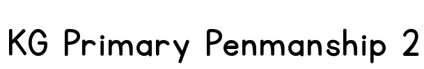 KG Primary Penmanship 2