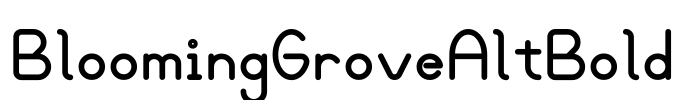 BloomingGroveAltBold