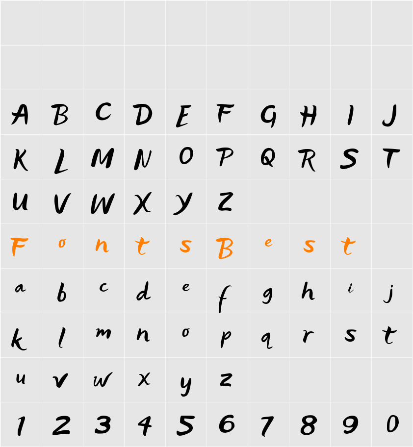 Lifelogo Easy Character Map