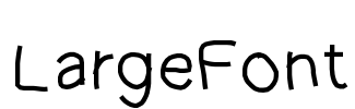 LargeFont Font Image