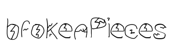 brokenPieces Font Image