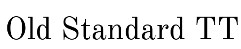 Old Standard TT