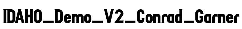 IDAHO_Demo_V2_Conrad_Garner Font Image