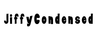 JiffyCondensed Font Image