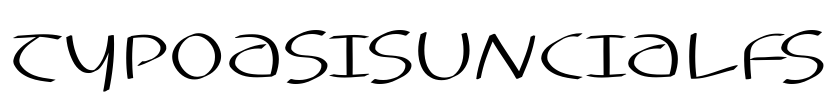 TypoasisUncialFS Font Image