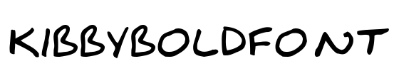 KibbyBoldFont