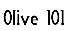 Olive 101 Font Image