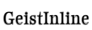 GeistInline Font Image