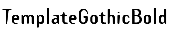 TemplateGothicBold
