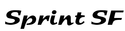 Sprint SF Font Image