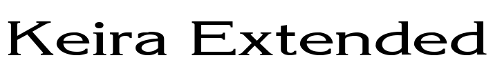 Keira Extended Font Image
