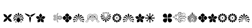 Soft Ornaments Thirteen Font Image