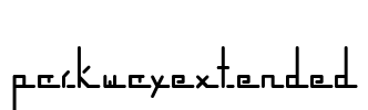 parkwayextended Font Image