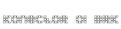 Konector O1 BRK Font Image