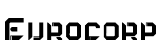 Eurocorp Font Image
