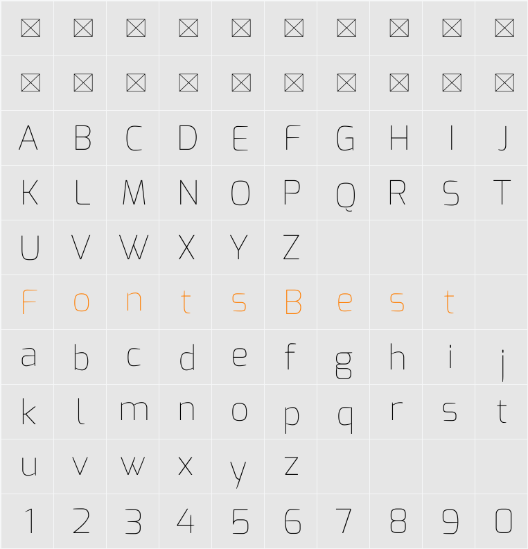 Exo Character Map