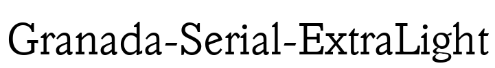 Granada-Serial-ExtraLight