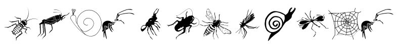 BugsNFriends Font Image