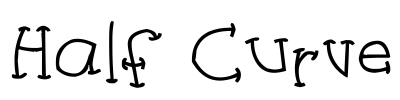 Half Curve Font Image