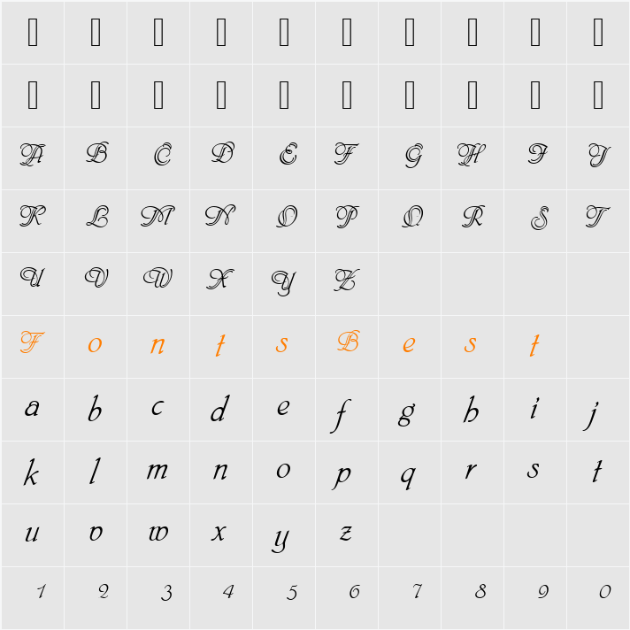 PhyllisCamD Character Map