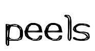 peels Font Image