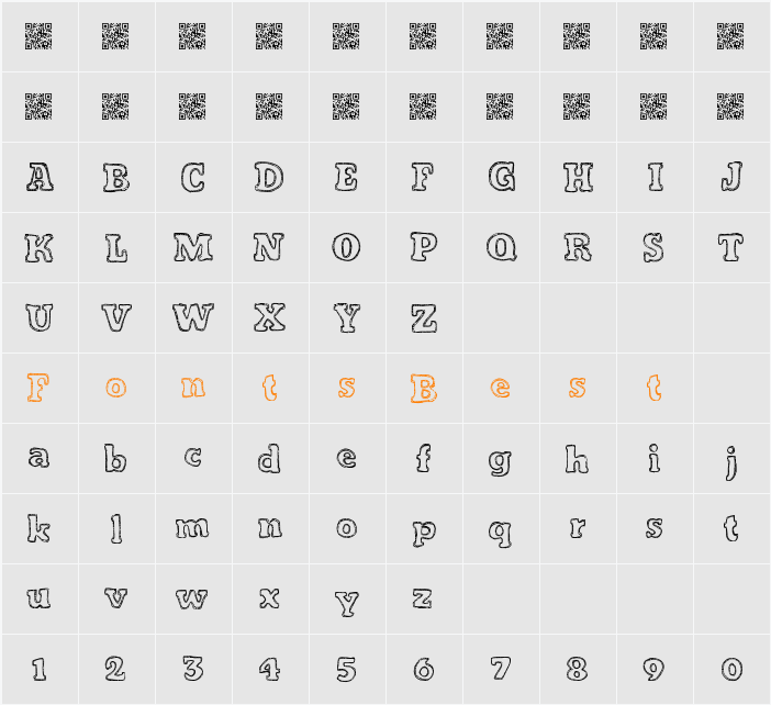 FreshCandies Character Map