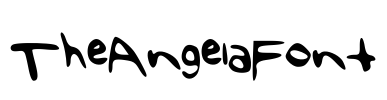 TheAngelaFont Font Image