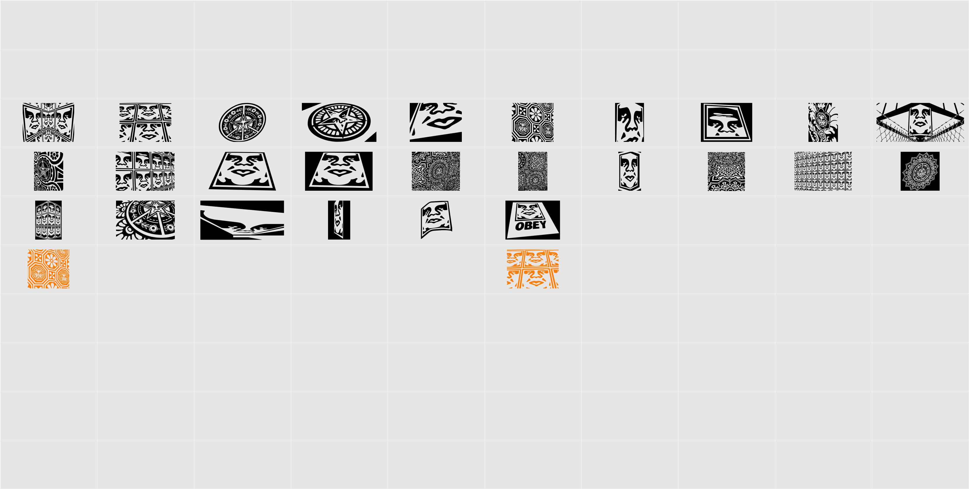 Obey3D Character Map
